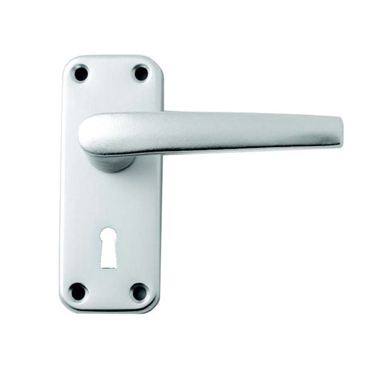 Intelligent Hardware Budget Lever Lock Furniture in Satin Aluminium