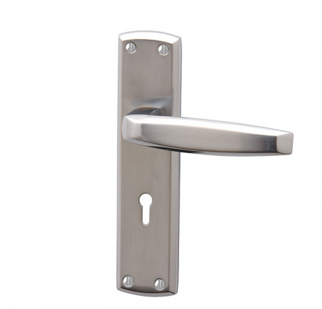 Intelligent Hardware Deco Dual Finish Lever Lock Furniture - Long Plate