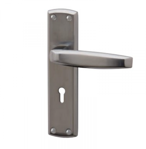 Intelligent Hardware Deco Lever Bathroom Furniture in Polished Chrome / Satin Chrome