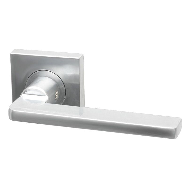 Intelligent Hardware Gemini Lever in Chrome Plated on Square Rose