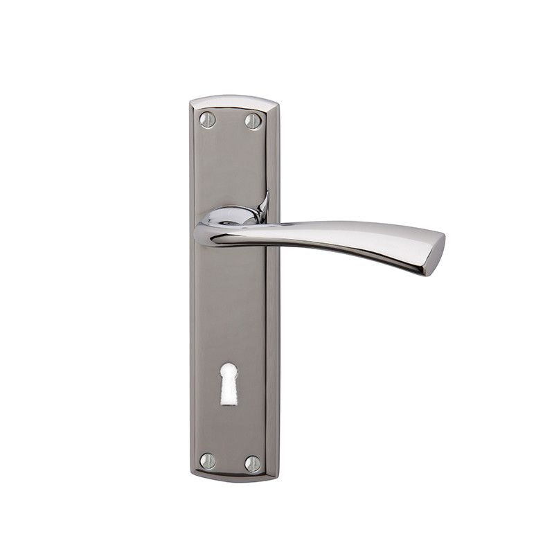 Intelligent Hardware Grosvenor Lever Lock Furniture in Chrome Plated