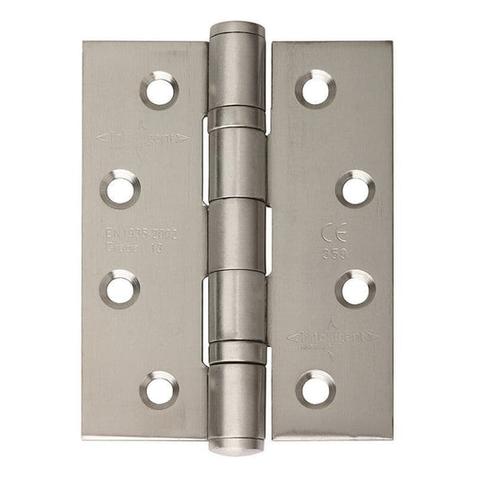 Intelligent Hardware Satin Stainless Steel Ball Bearing 100mm x 65mm x 2.5mm Steel Butt Hinge