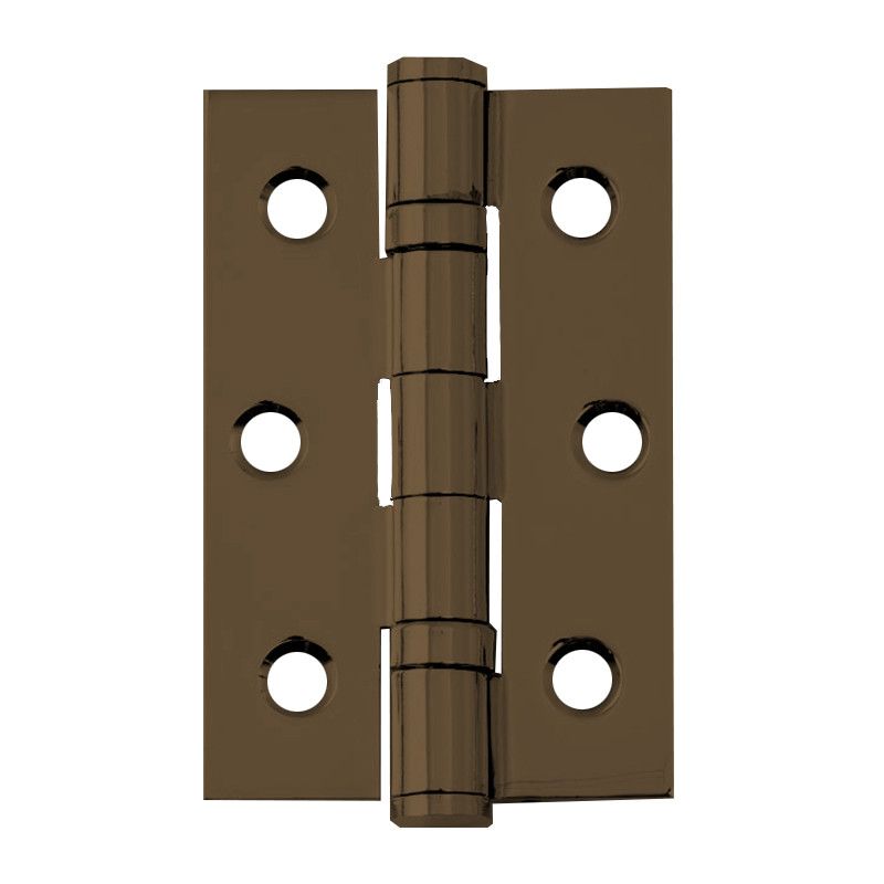 Intelligent Hardware Steel Ball Bearing Bronze Butt Hinge - 75mm x 50mm