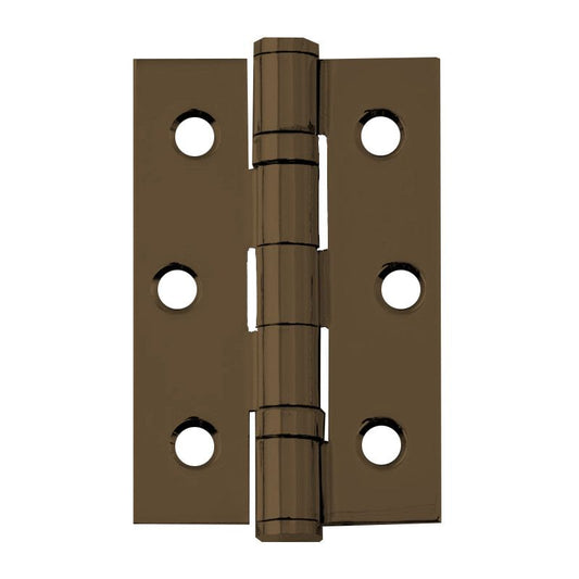 Intelligent Hardware Steel Ball Bearing Bronze Butt Hinge - 75mm x 50mm