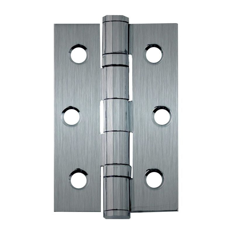 Intelligent Hardware Steel Ball Bearing Satin Nickel Plated Butt Hinge - 75mm x 50mm