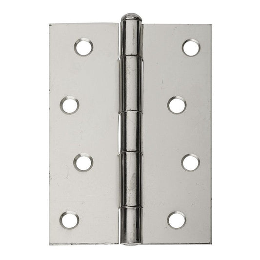 Intelligent Hardware Steel Loose Pin Butt Hinge in Zinc Plated - 100mm x 70mm