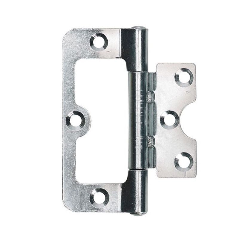 Intelligent Hardware Steel Loose Pin Fix Pin Hurl Hinge in Chrome Plated - 75mm x 49mm