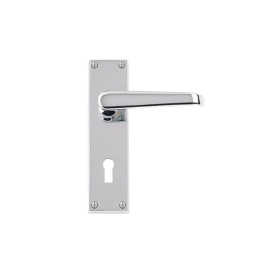 Intelligent Hardware Victorian Straight Euro Lock Furniture in Chrome Plated