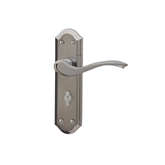 Intelligent Hardware Windsor Lever Bathroom Furniture in Polished Chrome / Satin Chrome