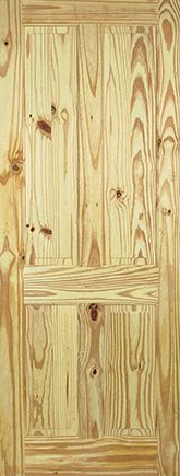 Internal 4 Panel Knotty Pine Door