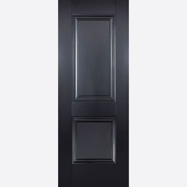 Internal Black Arnhem 2 Panelled Door