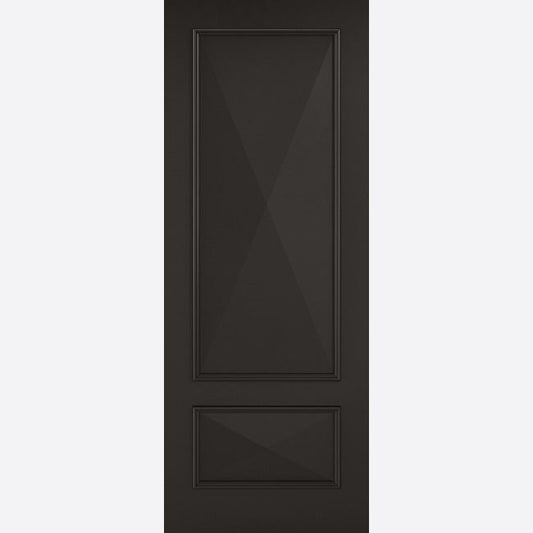 Internal Black Knightsbridge 2 Panel Door