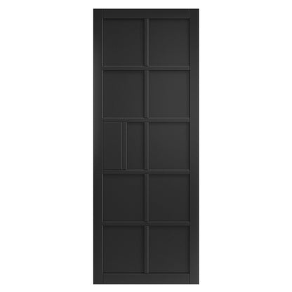 Internal Black Industrial Plaza 10P Door Pre-Finished