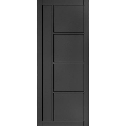 Deanta Internal Brixton Black Door Fully Finished Industrial Style