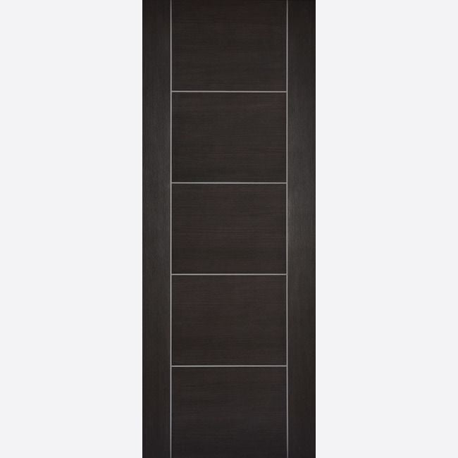 Internal Dark Grey Vancouver Laminate 5 Panel Fire Rated Door FD30