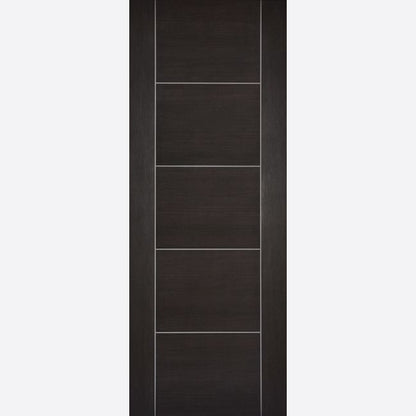 Internal Dark Grey Vancouver Laminate 5 Panel Fire Rated Door FD30