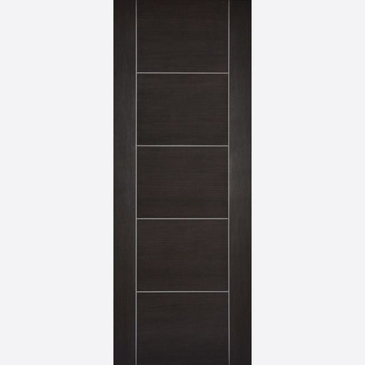 Internal Dark Grey Vancouver Laminate 5 Panel Fire Rated Door FD30