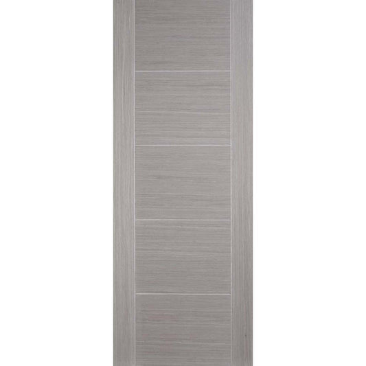 Internal Light Grey Vancouver Panelled Fire Door FD30