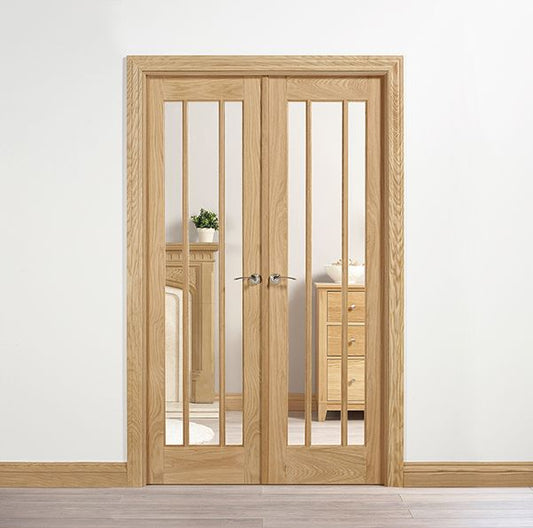 Internal Lincoln Oak W4 Room Divider 2031 x 1246mm