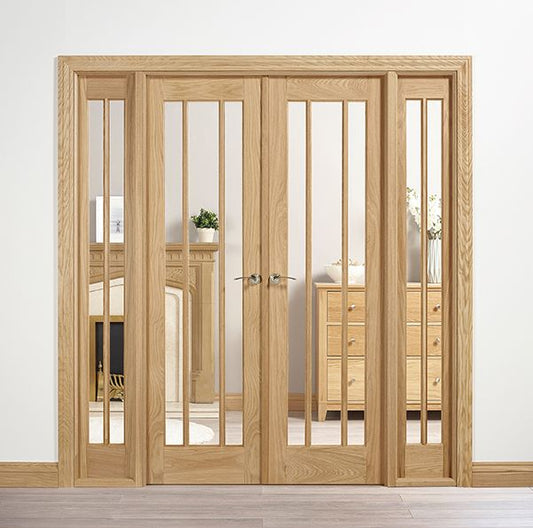 Internal Lincoln Oak W6 Room Divider 2031 x 1904mm