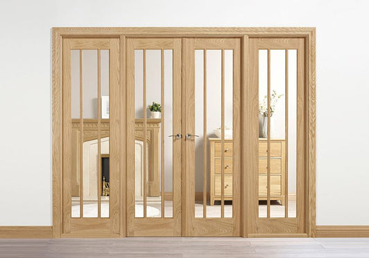 Internal Lincoln Oak W8 Room Divider 2031 x 2478mm