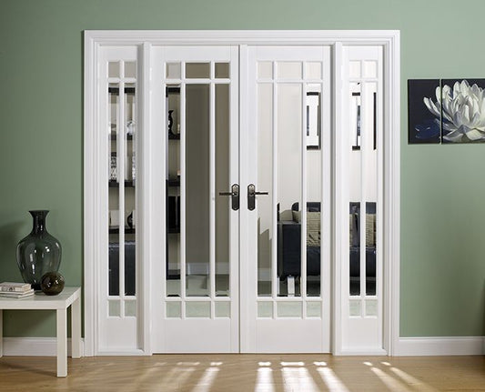 Internal Manhattan White W6 Room Divider 2031 x 1904mm