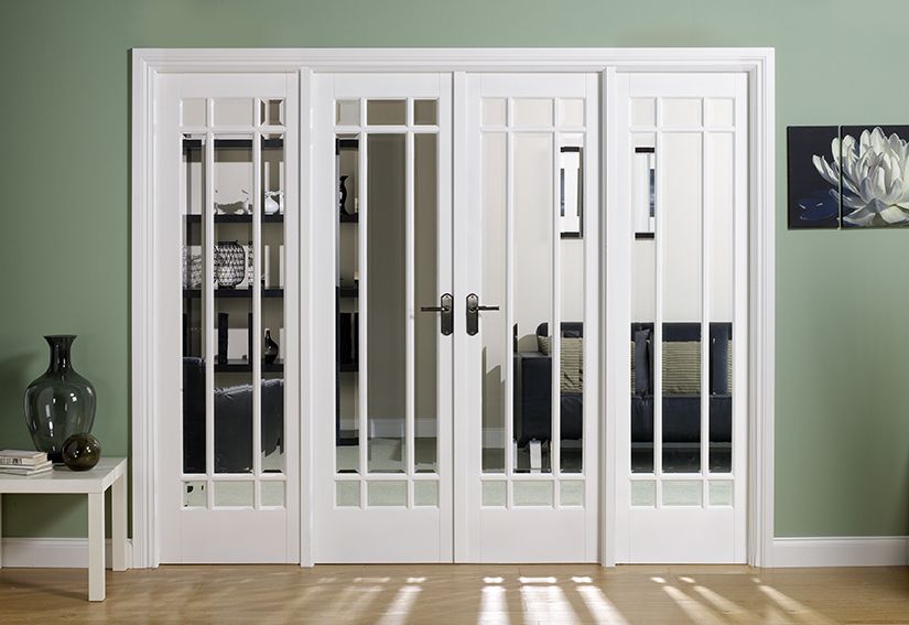 Internal Manhattan White W8 Room Divider 2031 x 2478mm