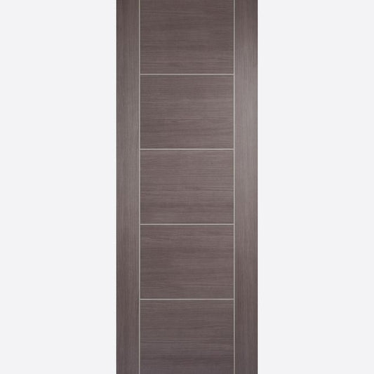 Internal Medium Grey 5 Panel Laminate Vancouver Fire Rated Door