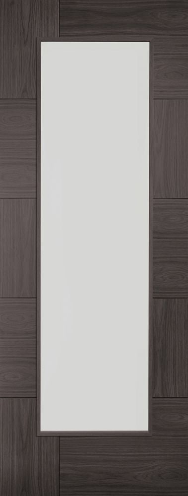 Internal Mode Umber Grey Laminate Ravenna Door With Clear Glass