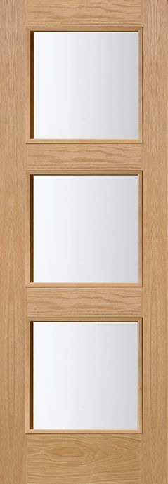 Internal Oak Brienz 3L Glazed Door