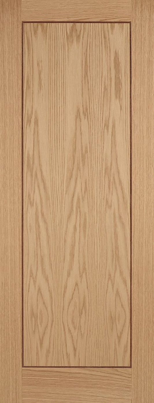 Internal Oak Inlay 1 Panel Pre-Finished  Door