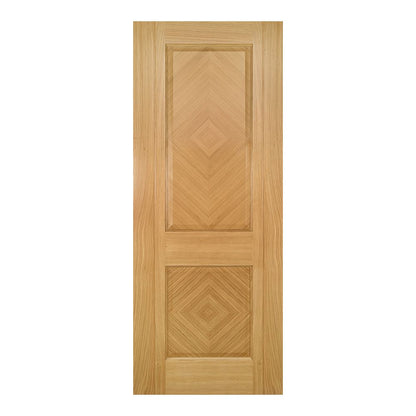 Deanta Internal Oak Kensington Fully Finished 2 Panel Door