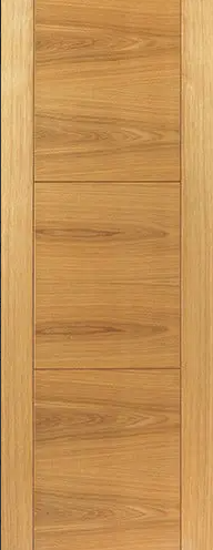 Internal Oak Mistral Door Prefinished 3 Panel Ladder Style