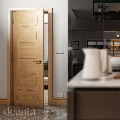 Deanta Internal Oak Pamplona Door Fully Finished