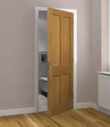 Internal Oak Rushmore 4P Flat Panel Door