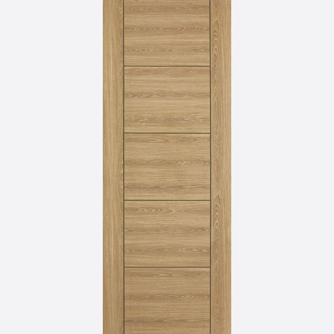 Internal Oak Vancouver Laminated Door Panelled