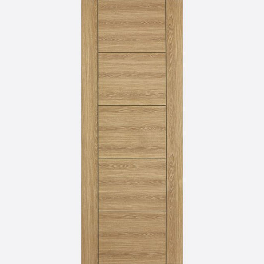 Internal Oak Vancouver Laminated Door Panelled