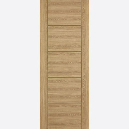 Internal Oak Vancouver Laminated Fire Door Panelled