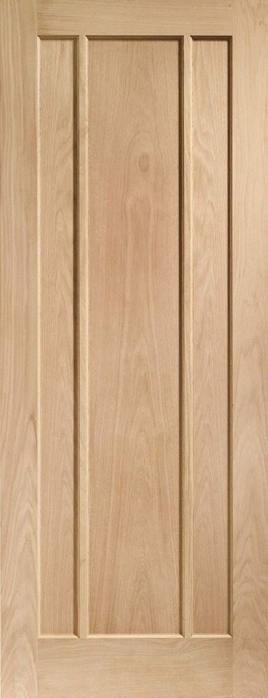 Internal Oak Worcester 3 Panel Fire Door FD30