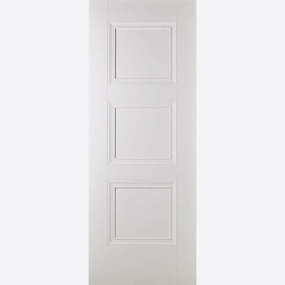 Internal White Amsterdam 3 Panel Fire Rated Door