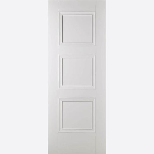 Internal White Amsterdam 3 Panel Fire Rated Door