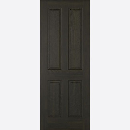 Internal Smoked Oak Regency 4 Panel  Door