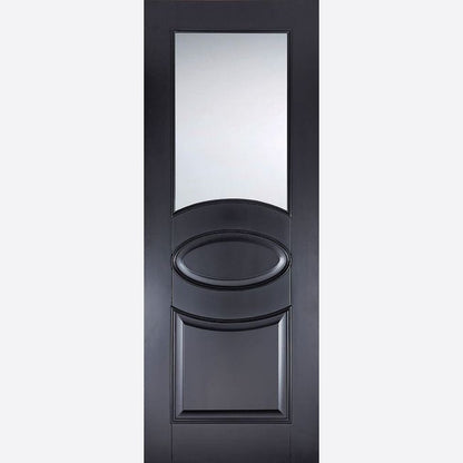 Internal Versailles Black Glazed Door