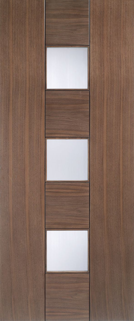 Internal Walnut Catalonia Glazed Door