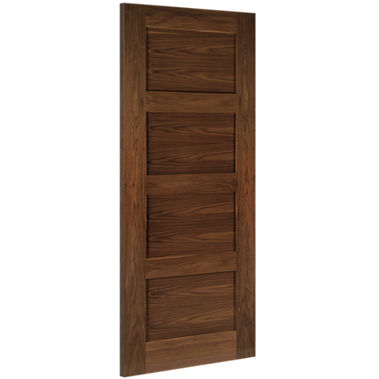 Deanta Internal Walnut Coventry Door Pre-Finished Shaker 4 Panel