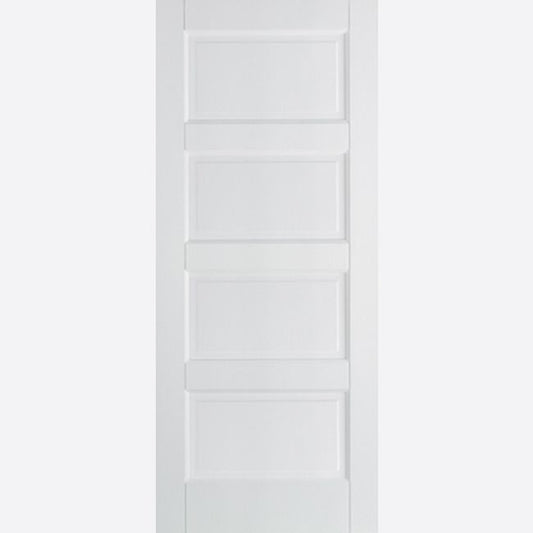 Internal White Contemporary 4 Panel Door Panelled