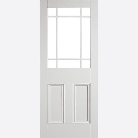 Internal White Downham Unglazed Door