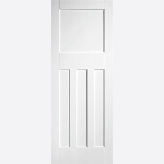 Internal White DX 30s Style Panelled Fire Door