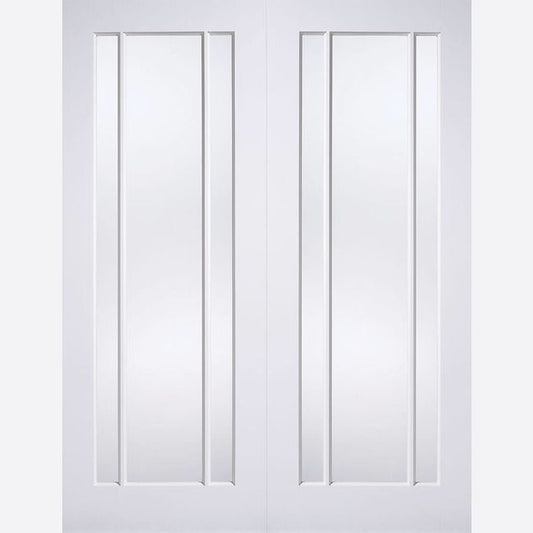 Internal White Lincoln Glazed Pair Of Doors French Doors