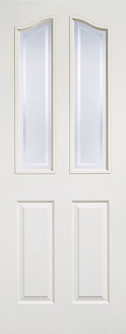 Internal Mayfair White Primed 2 Light Glazed Door